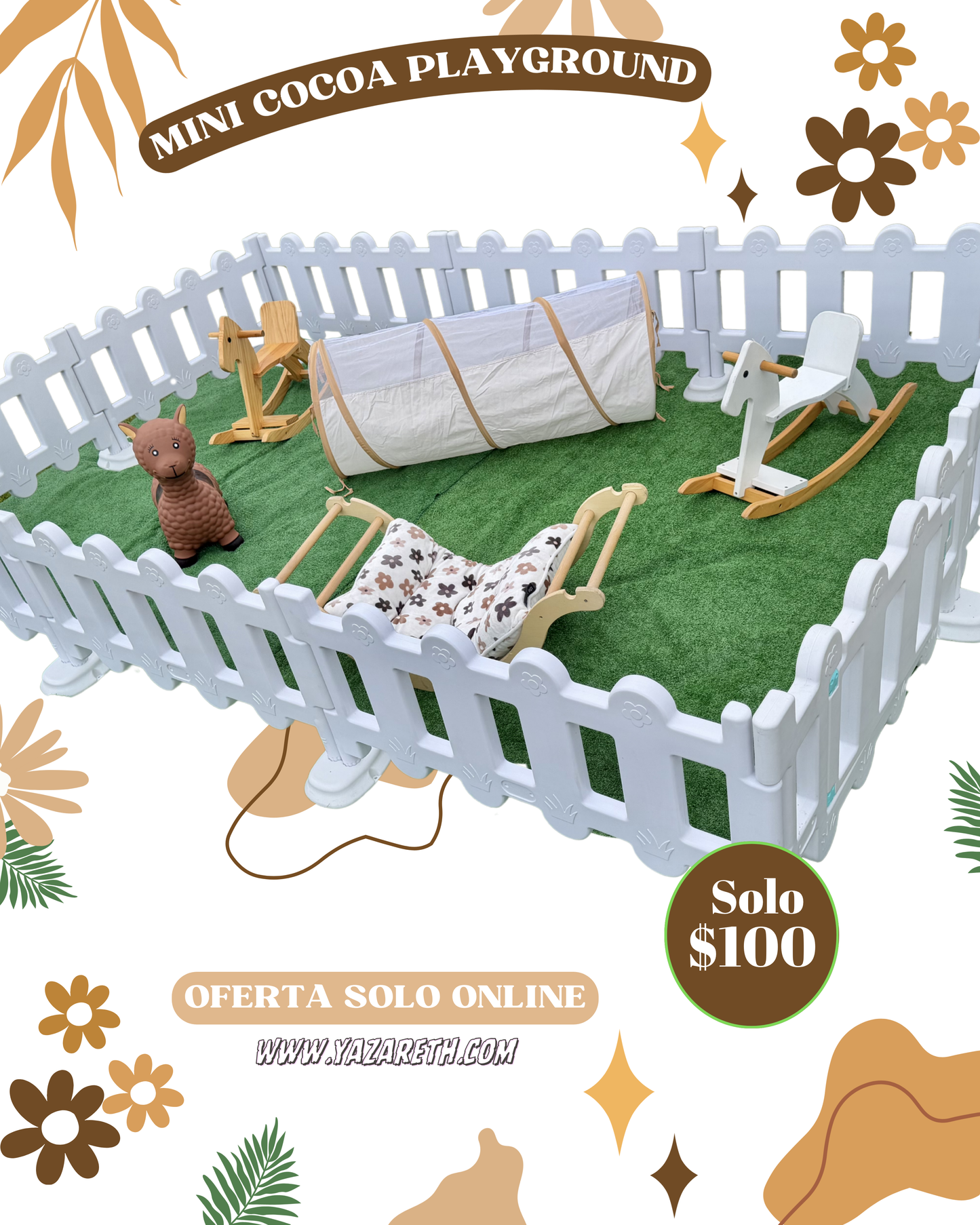 Mini cocoa playground.