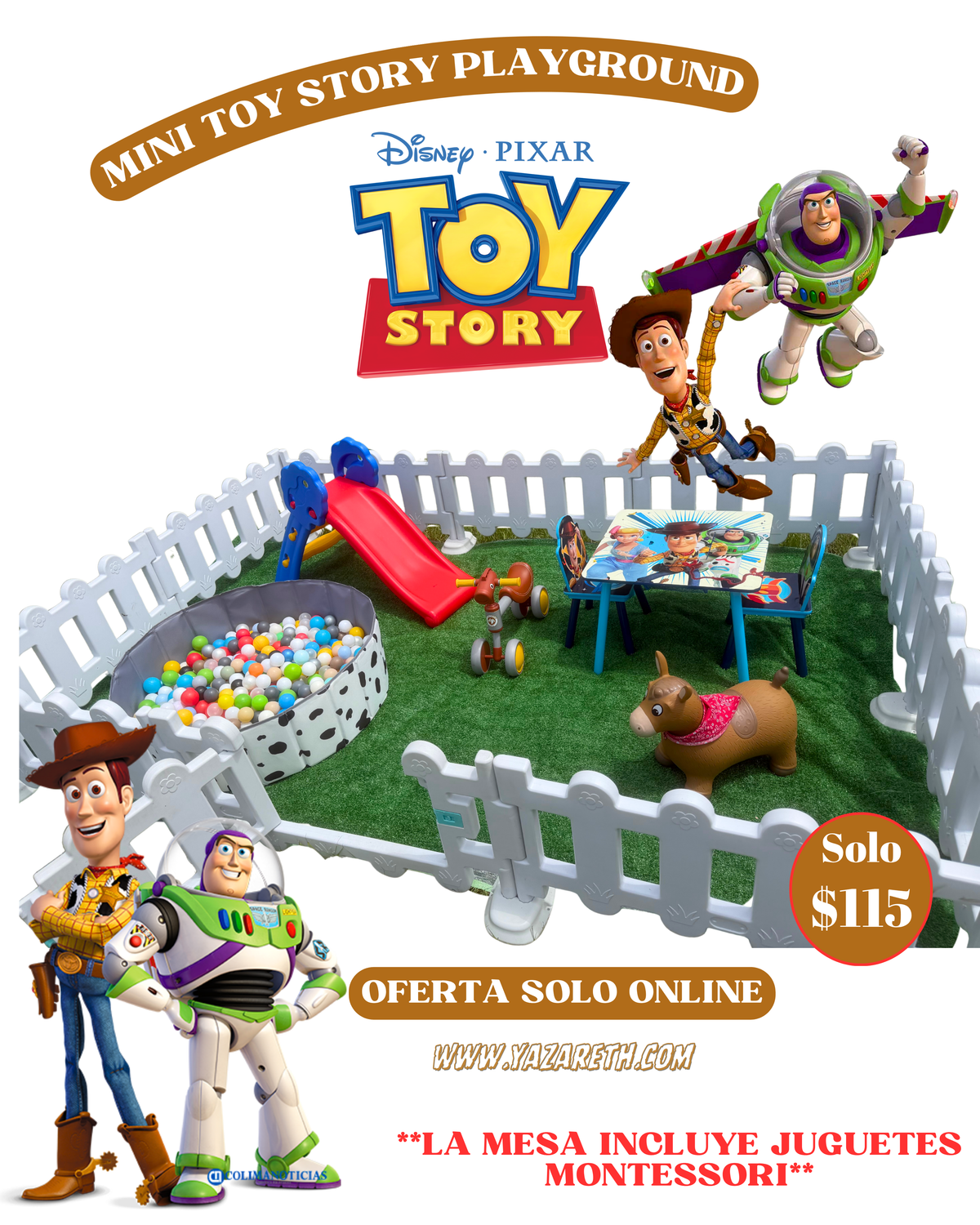 Mini Toy Story Playground