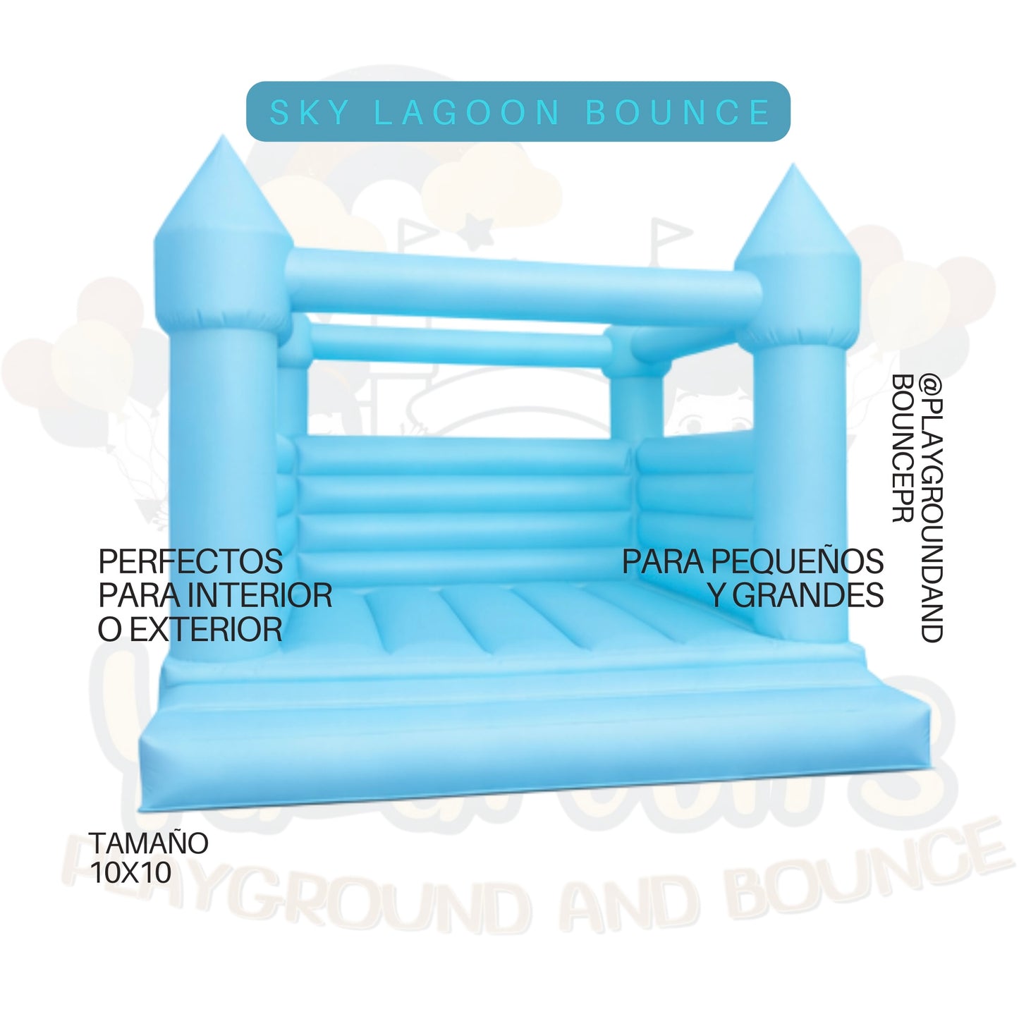 Sky Lagoon Bounce 10x10