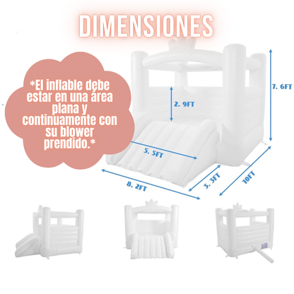 Castillo Minimalista para Interior (10x8) (1-5 años)