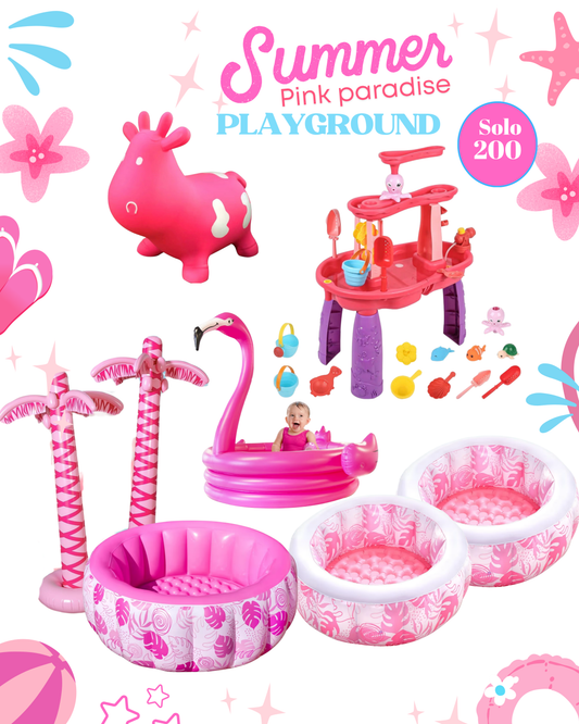 Pink Paradise Playground (No castillo )