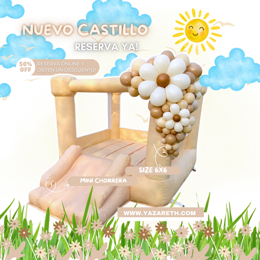 Mini Arena Tropical Bounce(Beige 8.7x6)